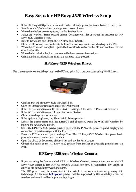 envy 4520 printer|hp envy 4520 printer manual.